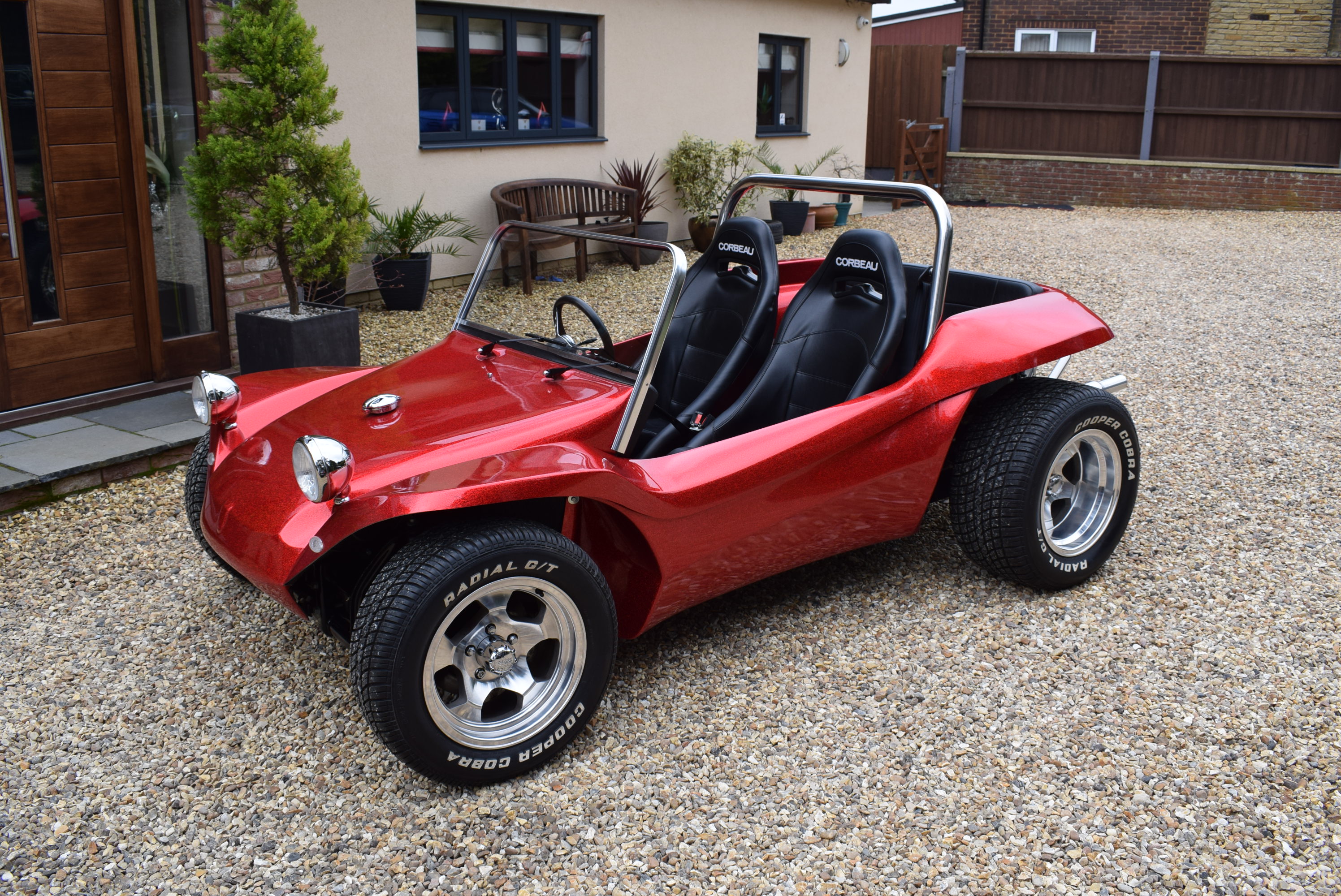 red beach buggy
