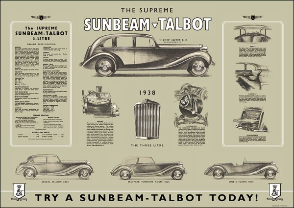 Talbot 3-Litre Sports Saloon