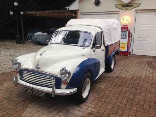 Morris Minor Pick-up and Trailer